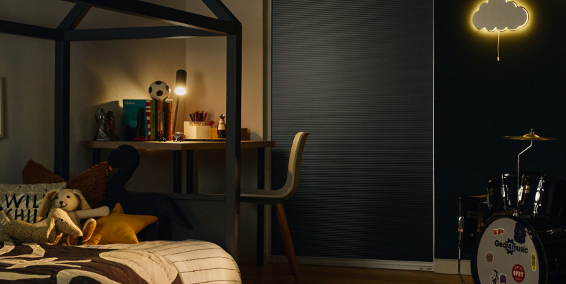 Complete blackout heat shield blinds
